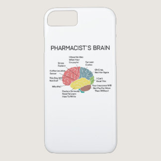 Pharmacist's Brain Funny Pharmacist Pharmacy Tech iPhone 8/7 Case