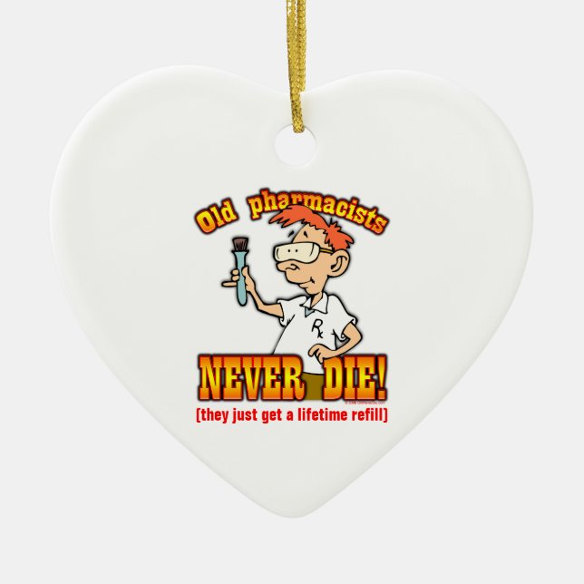Pharmacists Ceramic Ornament (Front)