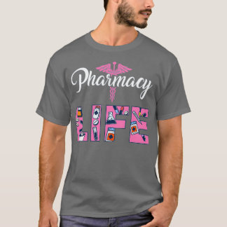 Pharmacists Gift Print Pharmacy Tech Medical Stude T-Shirt