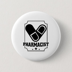Pharmacists Pharmacist Pharmacy Profession Gift Button