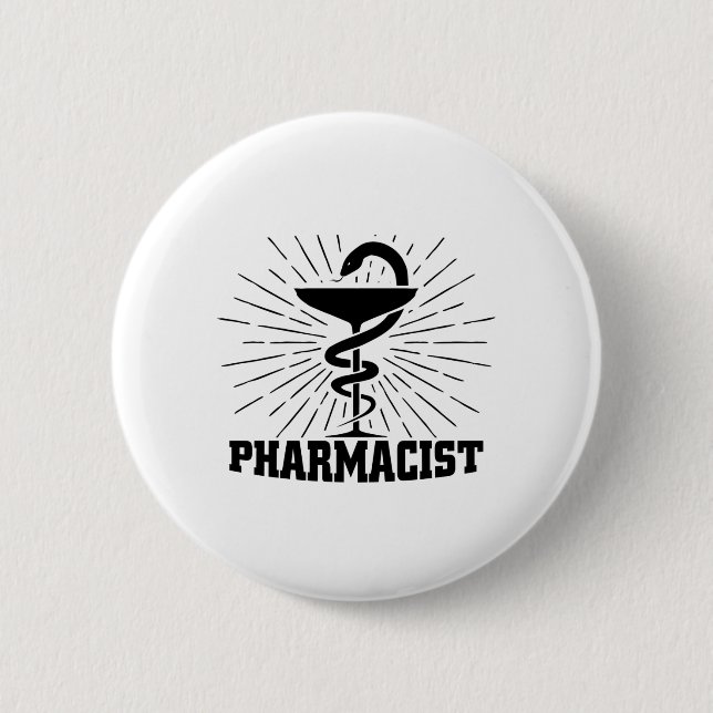 Pharmacists | Pharmacy Student Pharmacy Gift Button (Front)