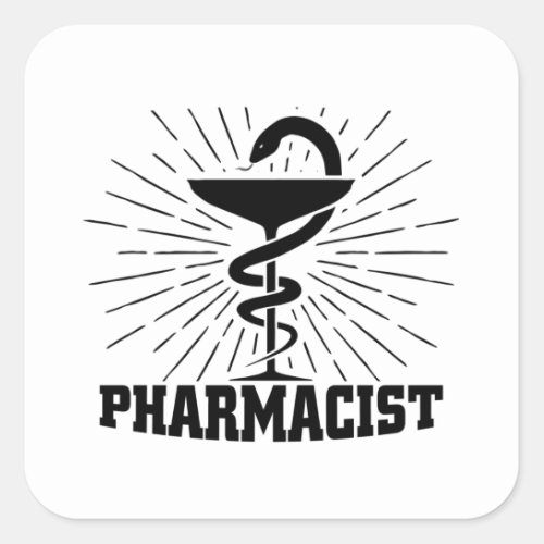 Pharmacists  Pharmacy Student Pharmacy Gift Square Sticker