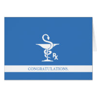 Pharmacology Congratulations Bowl of Hygenia Card