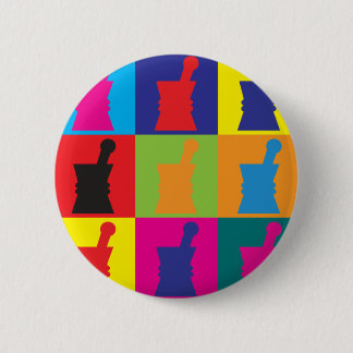 Pharmacology Pop Art Button