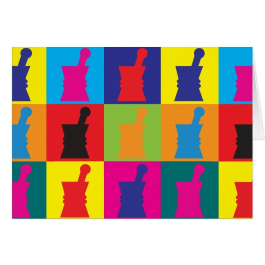 Pharmacology Pop Art Cards (Front Horizontal)