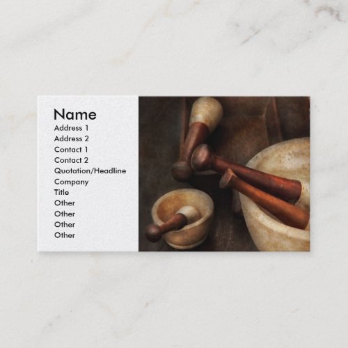 Pharmacy - Back to the grind Business Cards