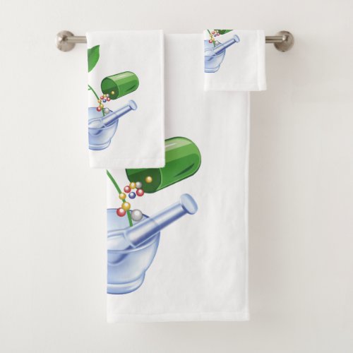 Pharmacy Bath Towel Set