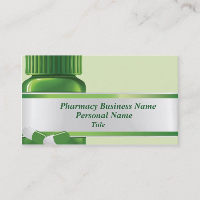 Pharmacy Business Business Card (Front)