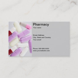 Pharmacy business card