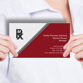 Pharmacy Business Cards by Luckyturtle at Zazzle