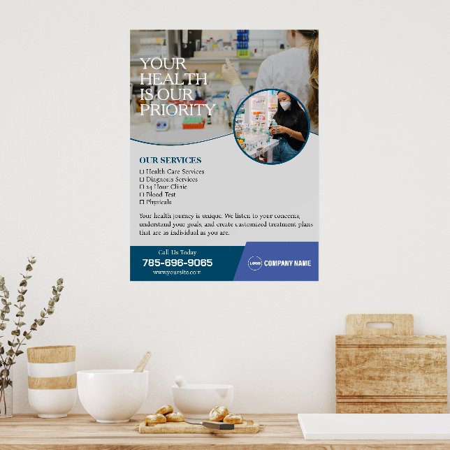Pharmacy Business Services Custom Poster (Kitchen)