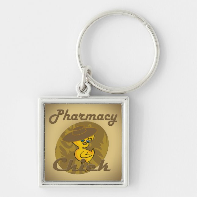 Pharmacy Chick #6 Keychain (Front)