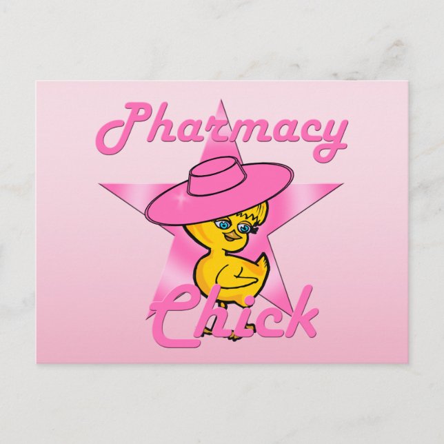 Pharmacy Chick #8 Postcard (Front)