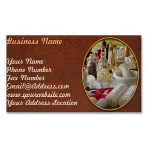 Pharmacy - Civil war field kit Business Card Magnet