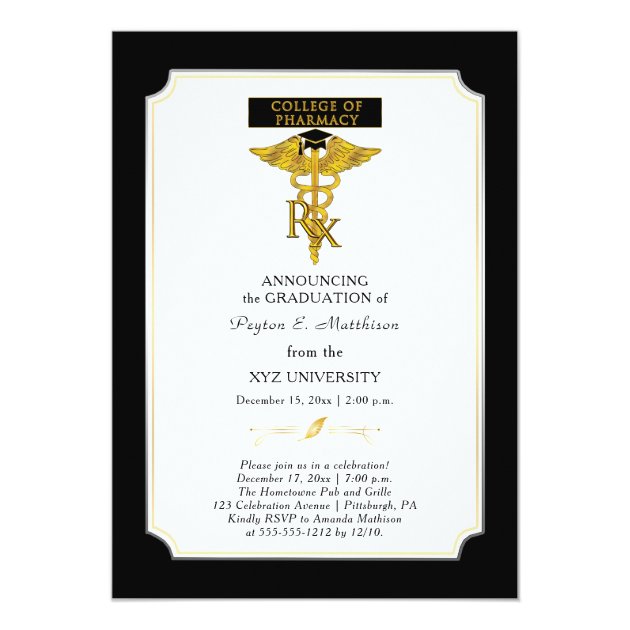 Pharmacy College Pharmacist |Toxicology Graduation Card