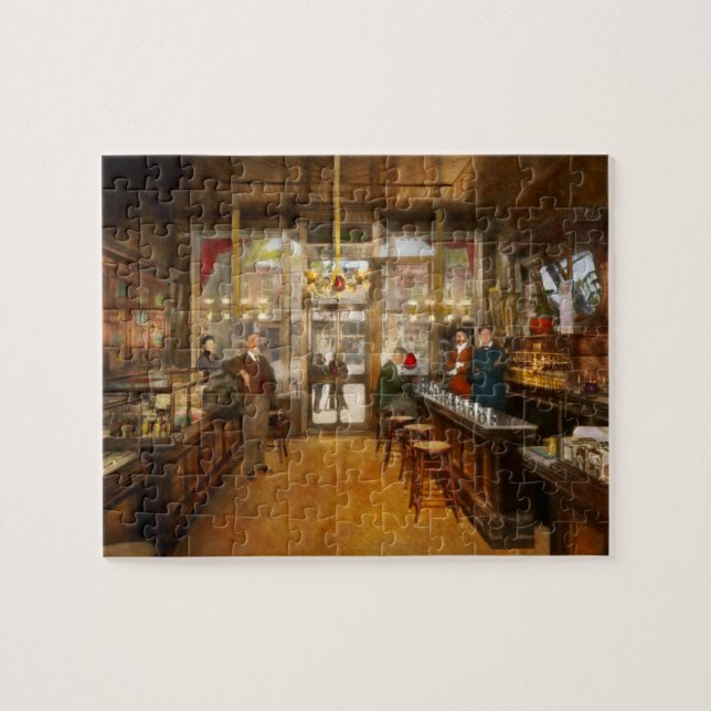 Pharmacy - Congdon's Pharmacy 1910 Jigsaw Puzzle (Horizontal)