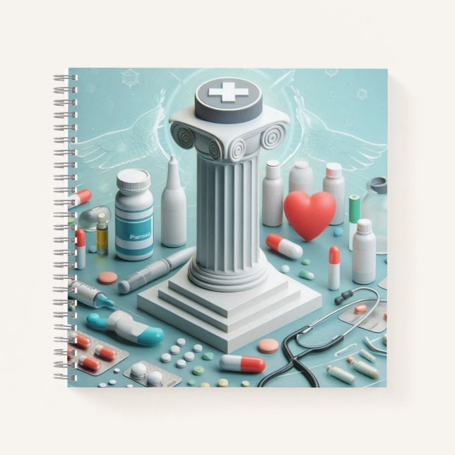 Pharmacy Day: Honoring the Pillars of Patient Care Notebook (Front)