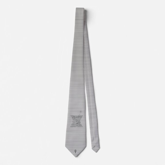 Pharmacy & Drug Delivery (Grey) Neck Tie (Front)