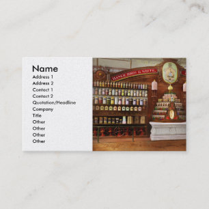Pharmacy - Flavor Kings 1876 Business Card