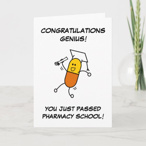 Pharmacy Graduation Greeting Card