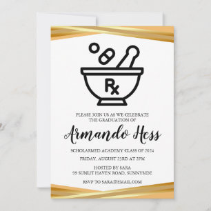 pharmacy graduation invitations