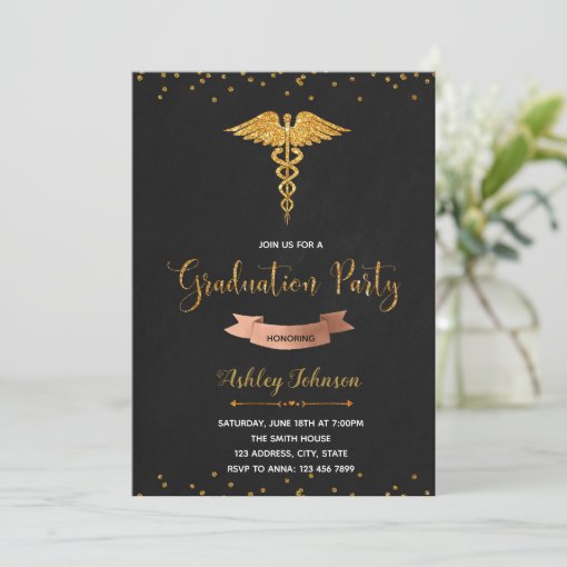 Pharmacy Graduation party Invitation Zazzle