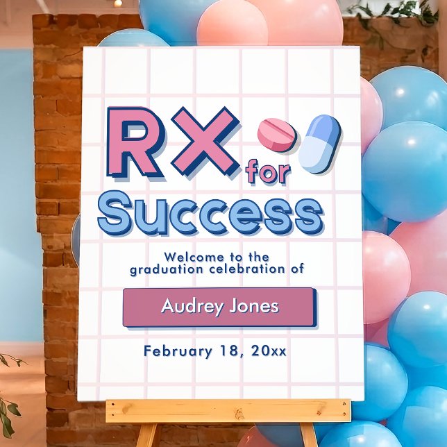 Pharmacy Graduation Party Welcome Sign (Creator Uploaded)