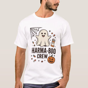 Pharmacy Halloween Pharma Boo Crew Cute Ghost_1 T-Shirt