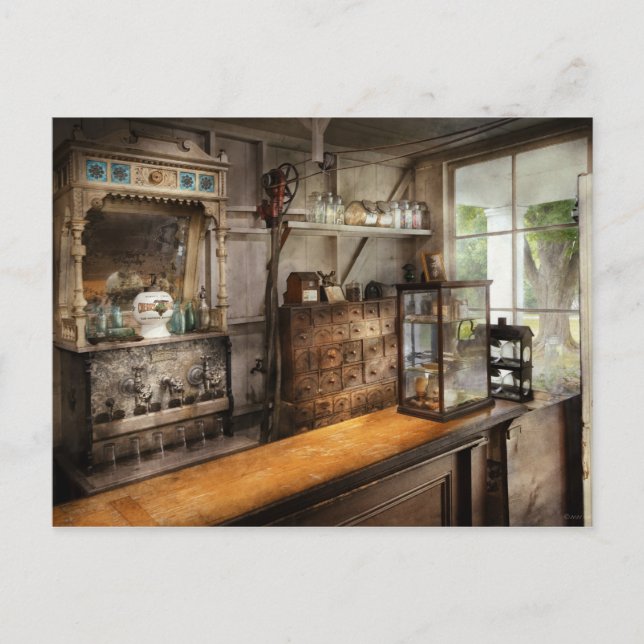 Pharmacy - Health tonics Postcard (Front)