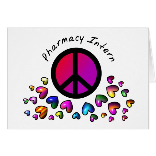 Pharmacy Intern Gifts Peace Design
