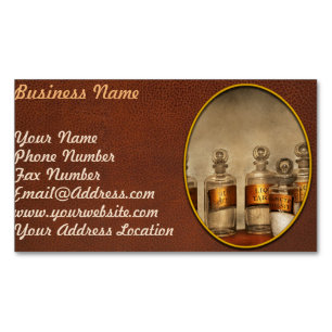 Pharmacy - Jars for tinctures Business Card Magnet