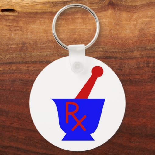 Pharmacy Keychain | Zazzle