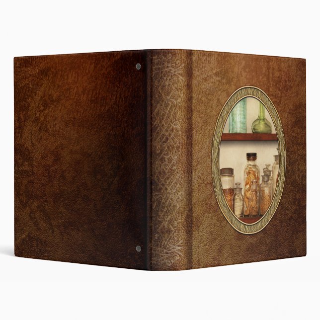 Pharmacy - Medical herbs 3 Ring Binder (Background)