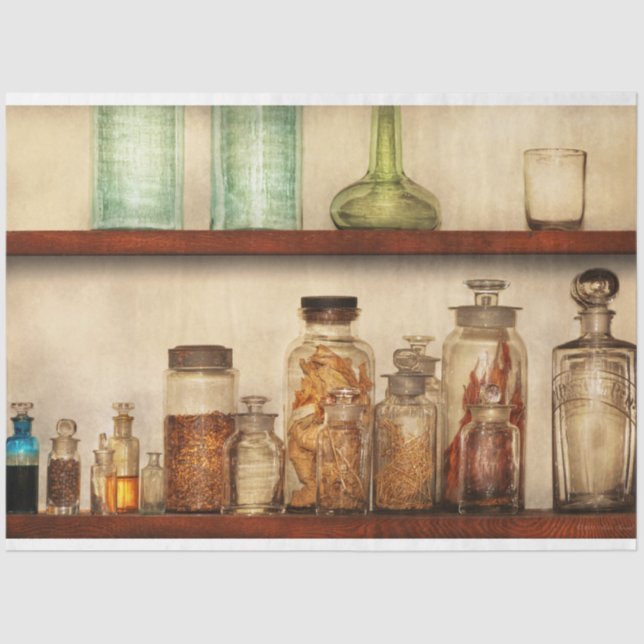 Pharmacy - Medical herbs Tissue Paper (Front)