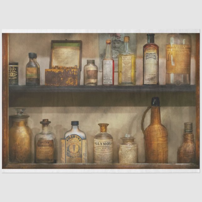 Pharmacy - Medicine from the past Tissue Paper (Front)