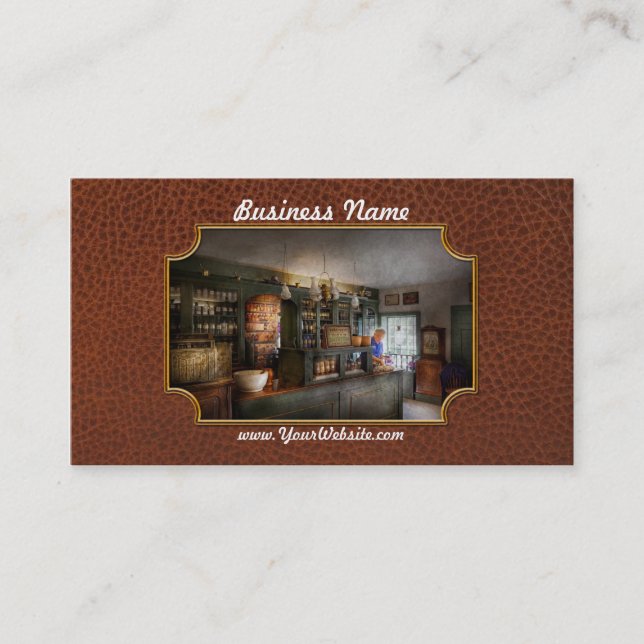 Pharmacy - Morning Preparations Business Card (Front)