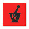 Pharmacy mortor and pestle symbol - magnet