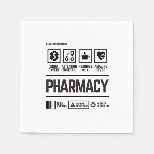 pharmacy napkins (Front)