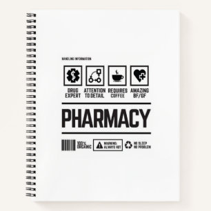 pharmacy notebook