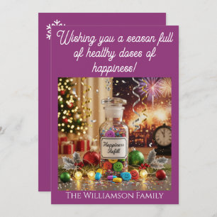 Pharmacy Nurse Medical Christmas New Years Card