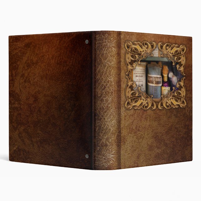 Pharmacy - Oils and Balms 3 Ring Binder (Background)