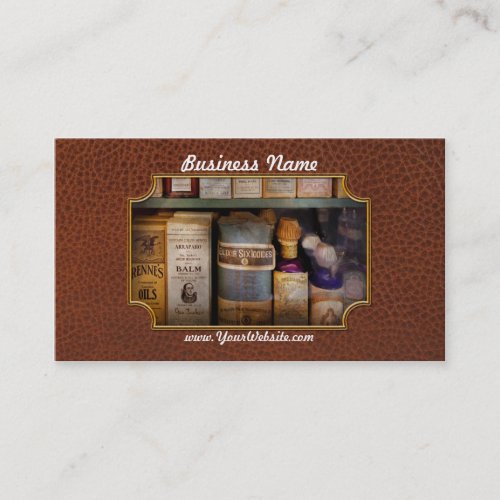 Pharmacy - Oils and Balms Business Cards