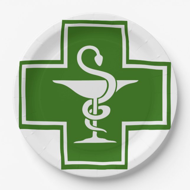 Pharmacy Party/Graduation Paper Plates (Front)