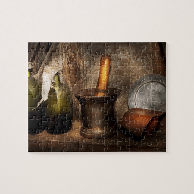 Pharmacy - Pestle - Home remedies Jigsaw Puzzle (Horizontal)