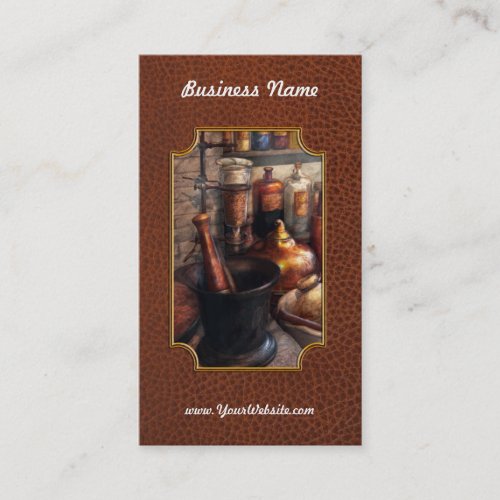 Pharmacy - Pestle - Pharmacology Business Card Templates