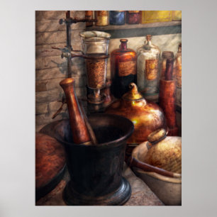 Pharmacy - Pestle - Pharmacology Poster