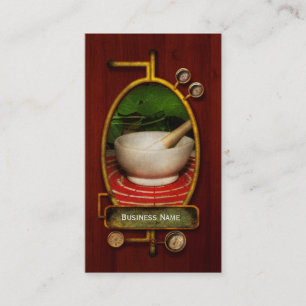 Pharmacy - Pestle - The herbalist Business Card