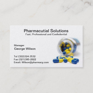 Pharmacy Pharmacist Business Card