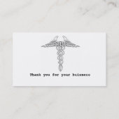 Pharmacy Pharmacist Business Card (Back)