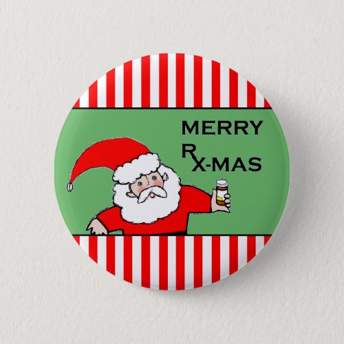 Pharmacy Pharmacist Holiday Gift Button